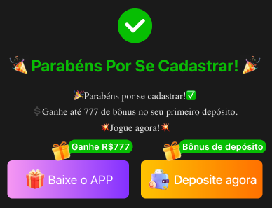 Bônus de boas-vindas